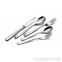 LUNA Silverware 20 Piece Flatware Cutlery Set  18/10 Stainless Steel  Service for 4  100% Rust Proof - B0774X4ZZL